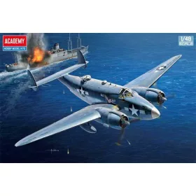   Academy - Model Kit letadlo 12347 - USN PV-1  Solomon Islands Theatre  (1:48)