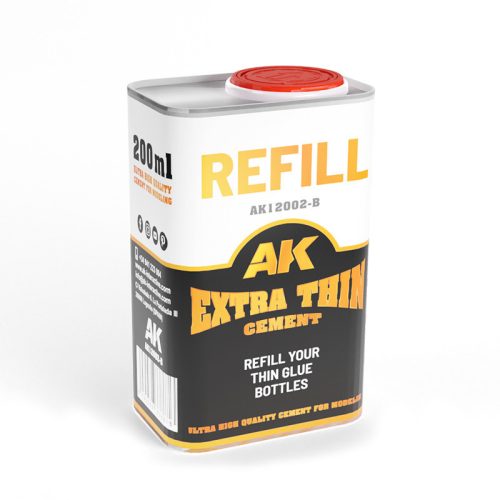 AK-Interactive - 200 Ml. Refillextra Thin Cement