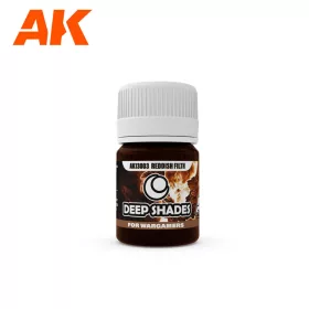   AK Interactive - AK13003 REDDISH FILTH - Deep Shade (30ml) - Acrylic Paint