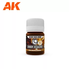   AK Interactive - AK13004 HAZEL BROWN - Deep Shade (30ml) - Acrylic Paint