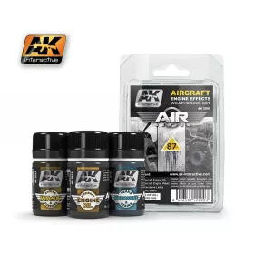 AK Interactive - Aircraft Engine Weathering Set