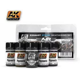AK Interactive - Exausts & Stains Weathering Set