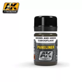   AK Interactive - Paneliner For Brown And Green Camouflage 35Ml