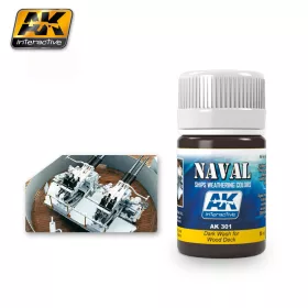 AK Interactive - Dark Wash For Wood Decks