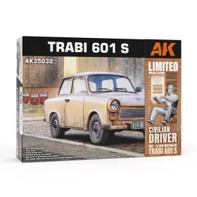   AK Interactive - Trabant 601 S with Civilian Driver Figure Limited Edition