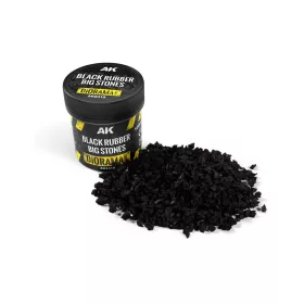 AK Interactive - Black Rubber Big Stones 100Ml