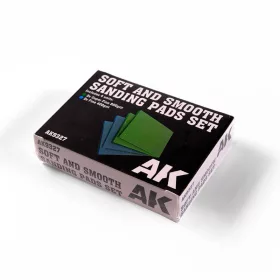   AK Interactive - AK9327 Soft and Smooth Sponge Sandpaper (4 pcs.)
