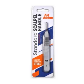 AK Interactive - Blade Handle Steel (With 2 Blades)