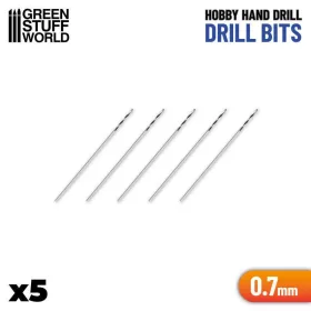 Green Stuff World - Drills Bits 0.7 mm (PACKx5)