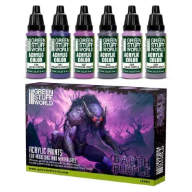   Green Stuff World - Darth Purple / Paint Set - Darth Purple (6 pcs)