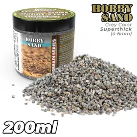 Green Stuff World - Extra Thick Hobby Sand - Dark Grey 200ml
