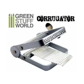   Green Stuff World - Corrugator Tool for metals (maximum width: 7.5cm)
