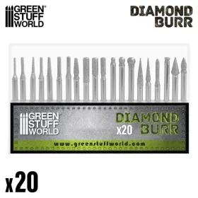 Green Stuff World - Diamond Bur Set - 20pcs