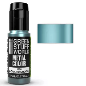   Green Stuff World - Acrylic Metal Paint - AQUA TURQUOISE 17ml