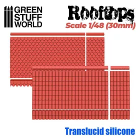   Green Stuff World - Bricks Texture Silicone Mould - 1/48 (30Mm)