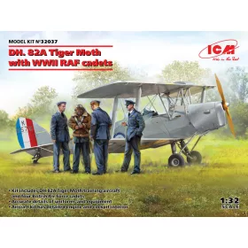 ICM - DH. 82A Tiger Moth with WWII RAF cadets