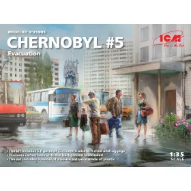 Chernobyl#5. Extraction (2 adults, 2 children and luggage)