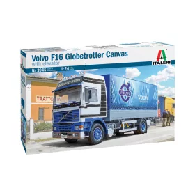 Italeri - Volvo F16 Globetrotter Canvas Truck W/Elevator