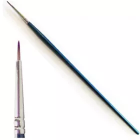   Italeri - 0-3 Synthetic Round Brush - Brown Tip /Moq - 6 Pcs/