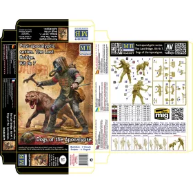   Master Box - Post-apocalyptic series. The Last Bridge. Kit No. 7. Dogs of the Apocalypse