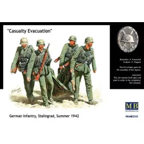   Master Box - Casualty Evacuation German Infantry Stalingrad  Summer 1942