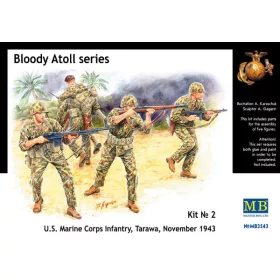   Master Box - Bloody Atoll series. Kit No 2  US Marine Corps Infantry Tarawa  Nov