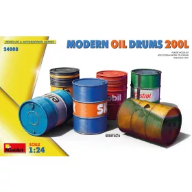 MiniArt - 1/24 MODERN OIL DRUMS 200L