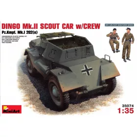 MiniArt - Dingo Mk II Pz.Kpfw.Mk 1 202(e) withcrew