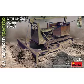 MiniArt - U.S. Armored Tractor w/Angle Dozer Blade