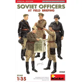 MiniArt - Soviet Officers At Field Briefing. Special Edition