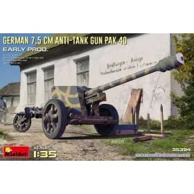 MiniArt - German 7.5cm Anti-Tank Gun PaK 40. Early Prod