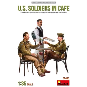 MiniArt - U.S. Soldiers in Cafe