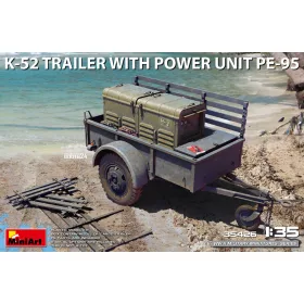 MiniArt - 1/35 K-52 TRAILER w/POWER UNIT PE-95