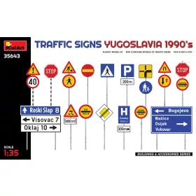 MiniArt - Traffic Signs. Yugoslavia 1990's