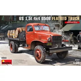 MiniArt - Us 1,5T 4X4 G506 Flatbed Truck