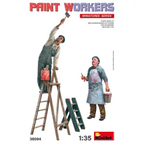 MiniArt - 1/35 PAINT WORKERS WITH ACCESSORIES