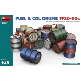 Miniart - Fuel & Oil Drums 1930-50s