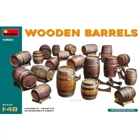 Miniart - 1:48 Wooden Barrels