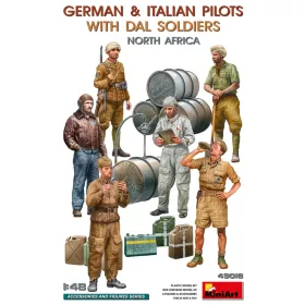   MiniArt - 1/35 German & Italian Pilots With DAL Soldiers North Africa