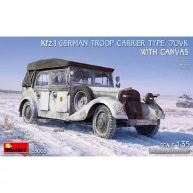 Miniart - Kfz.1 German Troop Carrier Type 170VK w/Canvas