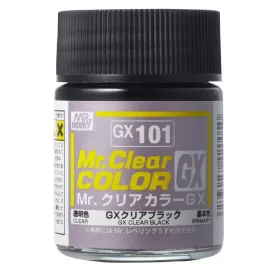   Mr. Hobby - Mr Hobby -Gunze Mr. Clear Color GX (18 ml) Clear Black