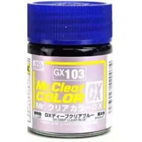   Mr. Hobby - Mr Hobby -Gunze Mr. Clear Color GX (18 ml) Deep Clear Blue