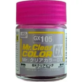   Mr. Hobby - Mr Hobby -Gunze Mr. Clear Color GX (18 ml) Clear Pink