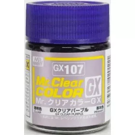   Mr. Hobby - Mr Hobby -Gunze Mr. Clear Color GX (18 ml) Clear Purple