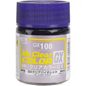   Mr. Hobby - Mr Hobby -Gunze Mr. Clear Color GX (18 ml) Clear Violet