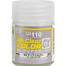   Mr. Hobby - Mr Hobby -Gunze Mr. Clear Color GX (18 ml) Clear Silver