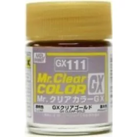   Mr Hobby - Gunze - Mr Hobby -Gunze Mr. Clear Color GX (18 ml) Clear Gold