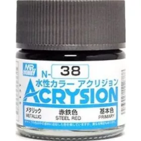 Mr. Hobby - Mr Hobby -Gunze Acrysion (10 ml) Steel Red