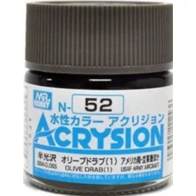 Mr. Hobby - Mr Hobby -Gunze Acrysion (10 ml) Olive Drab (1)