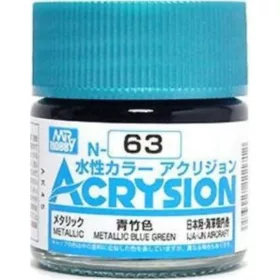   Mr. Hobby - Mr Hobby -Gunze Acrysion (10 ml) Metallic Blue Green